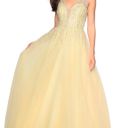 Gigi By La Femme Size 12 Yellow Prom Dress Photo 0