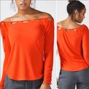 Fabletics  Carla Red/Orange Long Sleeve Top Size XS Photo 1