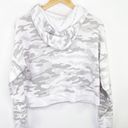 Calvin Klein Jeans  Camo Monogram Logo Cropped Hoodie Women's Size Extra Small XS Photo 7