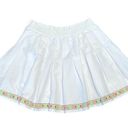 Lilly Pulitzer Rare Label  White Steff Godet Ladybug Pleated Tennis Skirt size 2 Photo 4