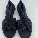 Donald Pliner  Women's Nuri Elastic Slip-On Slingback Flats Sandal Black Size 10M Photo 9