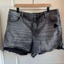 Good American  Good Curve High Waist Cut Off Shorts Photo 4