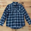 Field & Stream Black White Plaid Flannel Size Small Photo 0