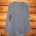 Andrew Marc NWT Gray Fleece Sweatshirt M Photo 6