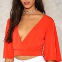 Nasty Gal Wrap Crop Top Photo 0