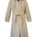 London Fog Vintage 80’s  Maincoats Hooded Trench Coat Size Women’s 12R Photo 0