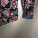 Max edition Boho Floral Western‎ Denim Mixed-Media Shirts S Photo 5