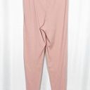 Anthropologie  X Daily Practice High Rise Ribbed Joggers: Blush Pink Photo 4