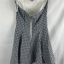 Lucca Couture Lucca Strapless Gingham A-Line Dress S Photo 3