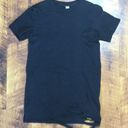 Divided HEAVILY DISTRESSED BLACK BASIC TUNIC TEE Photo 0