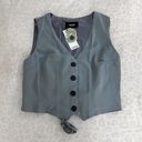 Cider NWT  Button Up V-Neck Vest Photo 1