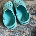 Crocs Shimmer Blue Clogs Photo 1