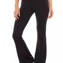 Gaiam  OM-DRI Flare Leg Yoga Pants Pullon Stay-Put Waist Stretchy Black XL, NWT Photo 8