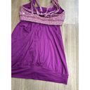 Lululemon  Nouveau Limits Tank Miss Mosaic Peach Fuzz Regal Plum Size 8 Photo 2