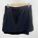 All In Motion  Skirt Women LARGE Black Drawstring Elastic Waist Mini Skort Photo 0