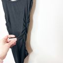 n:philanthropy  X REVOLVE NWT Black Ribbed Prince Tank Top Thong Bodysuit XS Photo 3