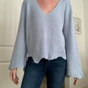 Lush Clothing Vneck Bell Sleeve Sweater Photo 0