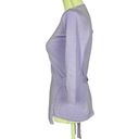Diane Von Furstenberg  DVF Ballerina Wrap Size P Silk Cashmere Sweater Purple Photo 2