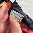 Salvatore Ferragamo Vintage  Vibrant Parrot 100% Silk Scarf Excellent Condition Photo 5