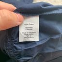 J.Crew  Navy Blue Peplum Top with Bow Tie Back XXS Photo 3