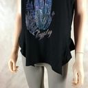 Jessica Simpson  'Desert Gypsy' Ruffled Hem Slub Tank Top NWT Small Photo 3