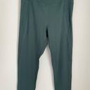 Girlfriend Collective Moss Green High Rise Capri Leggings Photo 1