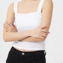 White square neck tank top Size M Photo 1