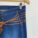 Vintage Y2K 90s Fringe Flare stretch Hippie Boho Western Jeans new nwt 11 12 new Size undefined Photo 99