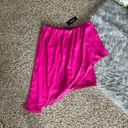 Bebe  Asymmetrical Hot Pink Skirt With Shirts Women’s Size Large New With Tag Photo 0