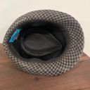 Krass&co The Hatter  Grey and Black Houndstooth Vintage Fedora Hat Photo 5