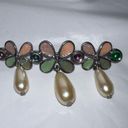 The Bar Vintage Enamel Flower and Faux Pearl Pin Photo 1