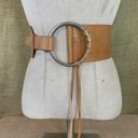 United Colors Of Benetton Wide Tan Dress Belt Size M-Lrg 35-42 Inches Photo 0