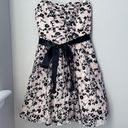 Delia's NWOT Strapless Lace Floral Dress Photo 0