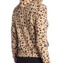 Love, Fire  Tan Cheetah Print Mask Hoodie Med NWT Photo 7