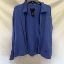 Oleg Cassini Cassini by  Track Womens Jacket Full Zip Stripe Arms Blue White Photo 5