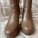 BCBGeneration  Taupe Platform Ankle Bootie Jeanne Platform Bootie - US 6.5 Photo 2