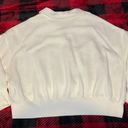 Nike Phoenix Fleece Three Quarter Sleeve Collared Cropped Sweatshirt-Large White Photo 4