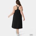 Halara Everyday Midi Chill Dress in Black Size XL New w/Tag Retail $54.95 Photo 1