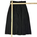 Halara  Black Flowy Mesh Skirt Drawstring Waist Elastic Comfortable Size Medium Photo 2