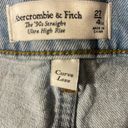 Abercrombie & Fitch The 90’s Straight Ultra High Rise Jeans NWT Size 27 Photo 5