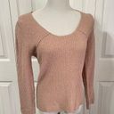 Saltwater Luxe  Blush Fitted Sweater size XL Photo 4