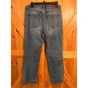 Krass&co LRL Lauren Jeans  Classic Straight Jeans Size 8 Distressed Photo 2