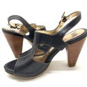 Sofft Black Leather slingback heel Sandal Size 10 Photo 7