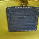 Coach Vintage  Purse Hampton Tote Carryall Leather Style 7771 Cream Blue Y2K Photo 11