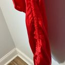 Amanda Uprichard  Silk Minikleid Avra Red Ruched Mini Dress Photo 6