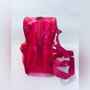 FILA  Neon Pink Clear Jelly Mini Backpack Photo 5