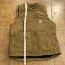 Carhartt  Women's Rugged Flex Relaxed Fit Canvas Insulated Rib Collar Vest size M Photo 11