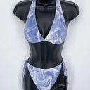 Naked Wardrobe  Swim Blue Smoke String Bikini Swimsuit NEW Sz XL Style NW-W0732 Photo 15