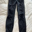 American Eagle Outfitters Ripped Black Jeans Photo 0