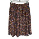 American Vintage Vintage Leslie Fay Pleated Floral Midi Skirt - Size 10 Petite Photo 1